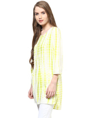 Lime Printed Tunic