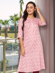Soothing Pink Kurta- Prefect for Everyday Look