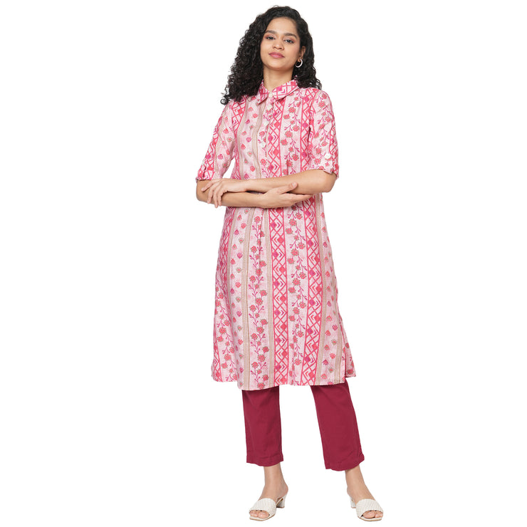 Pretty Pink Kurta Perfect for your Casual Collection