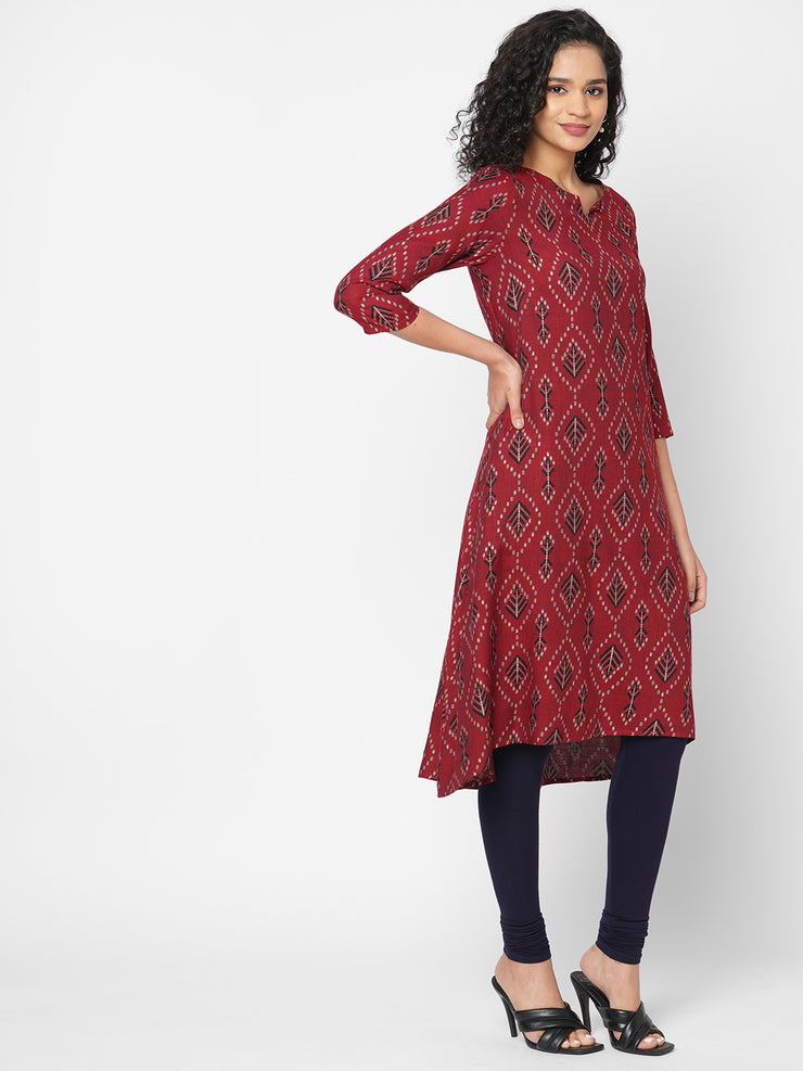 Beautiful Maroon Kurta - A Perfect Blend of Tradition and Modernity