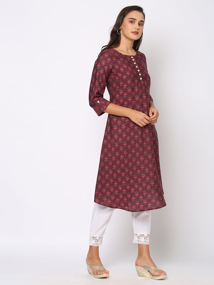 Rich and Royal: The Plum Kurta for your Ethnic Collection