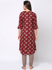 A Radiant Maroon Kurta For a Radiant You