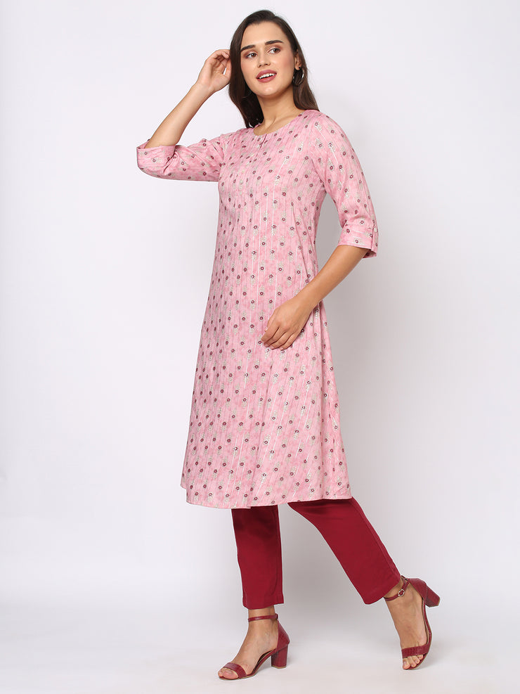 Soothing Pink Kurta- Prefect for Everyday Look