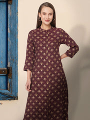 Classic Burdandy Kurta - Perfect for a Chic and Stylish Look