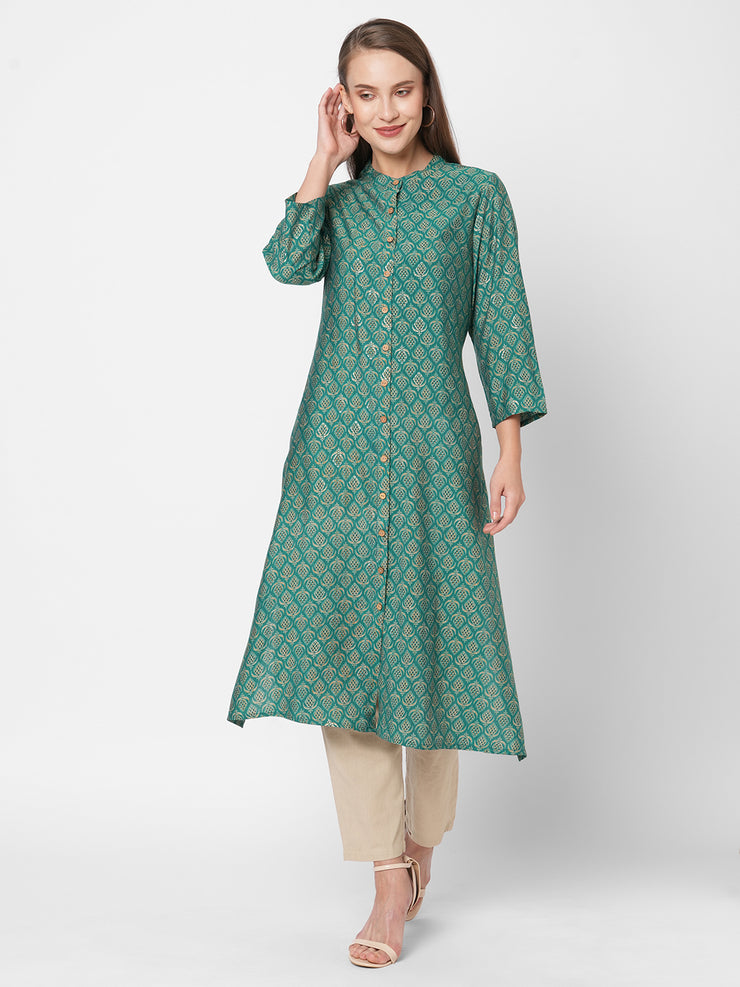 Elegant Turq Kurta - A Perfect Blend of Tradition and Style