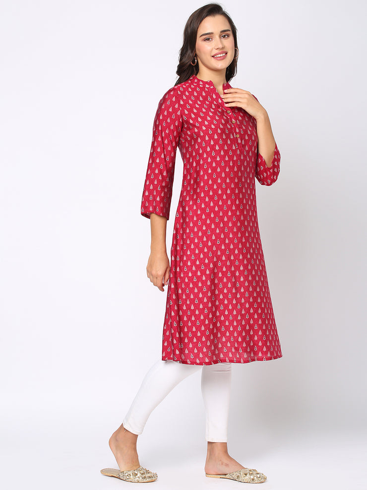 Elegant Hot Pink Kurta - A Perfect Blend of Tradition and Modernity