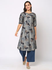 Soothing Grey Kurta for a Calm and Chic Look